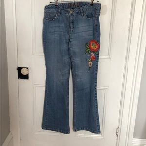 Funky Flower Jeans